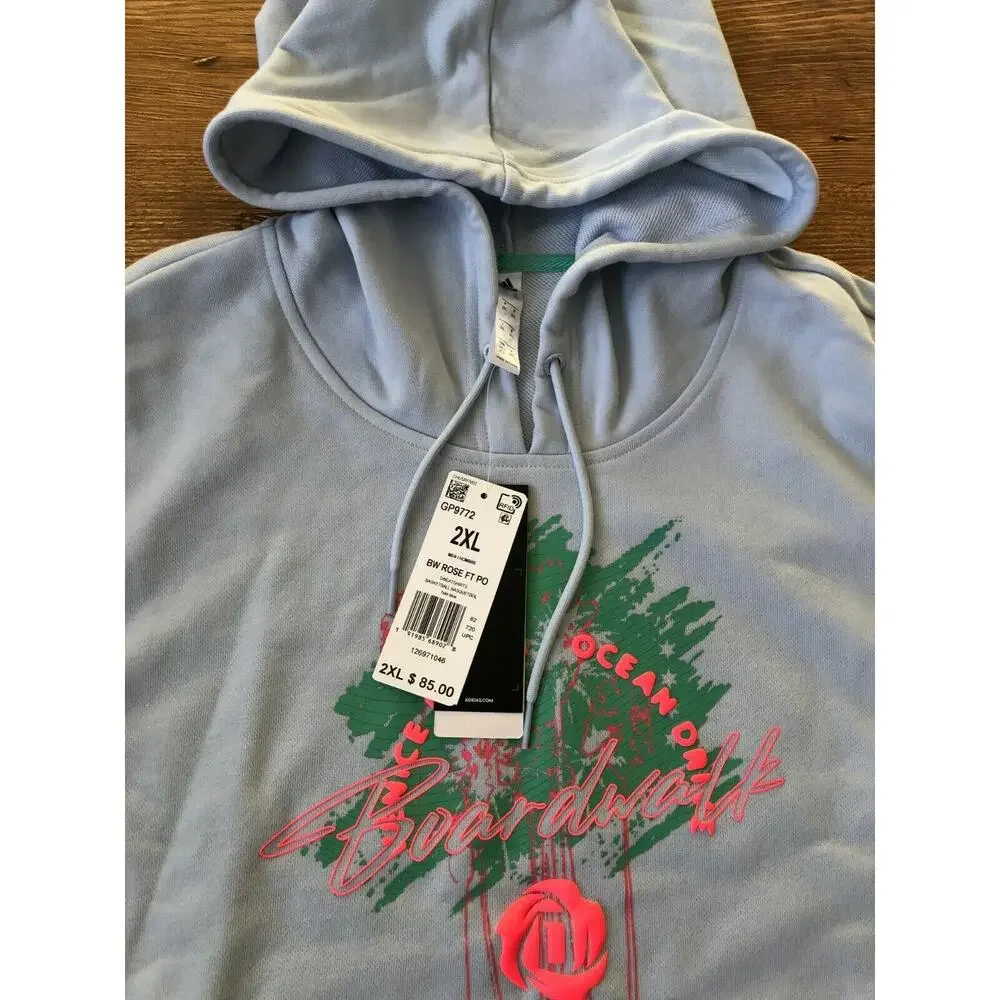 adidas Derrick Rose Boardwalk Hoodie Venice Beach California GP9772 Men 2XL